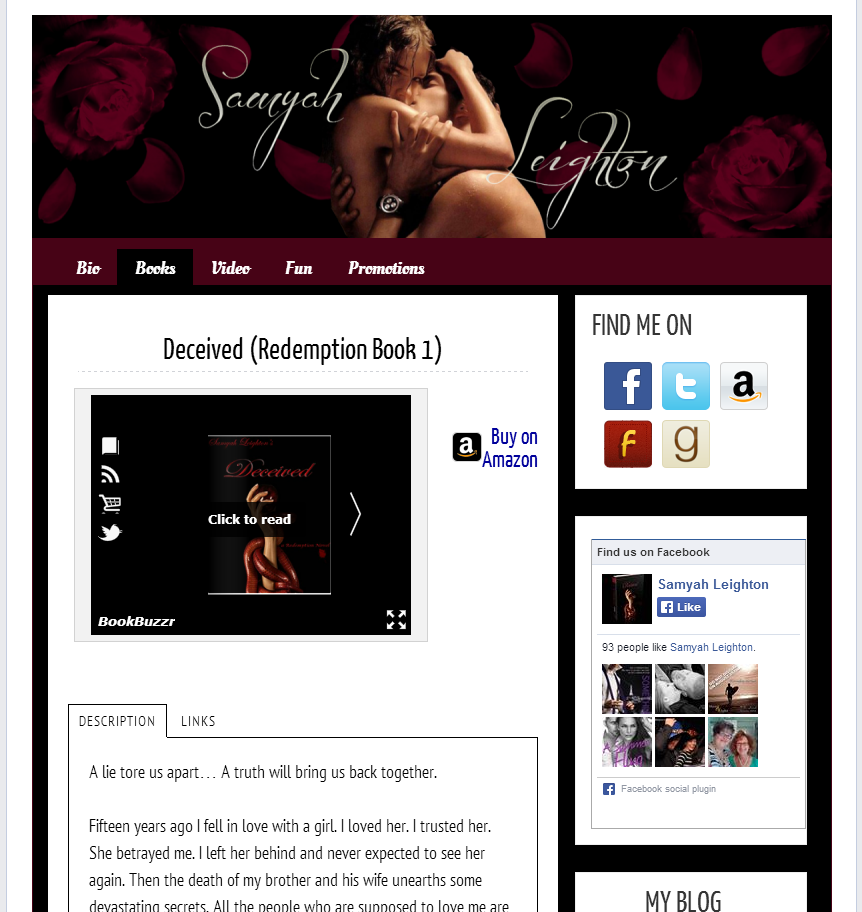 Samyah's authorpage